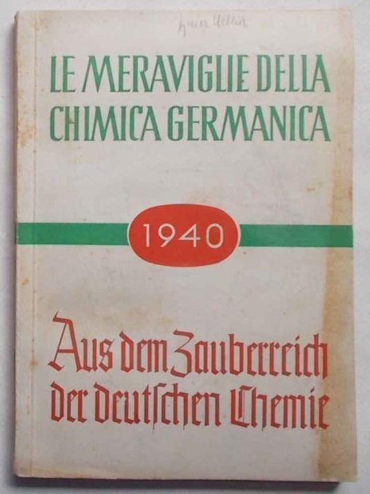 Le meraviglie della chimica germanica - copertina