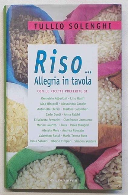 Riso… Allegria in tavola - Tullio Solenghi - copertina