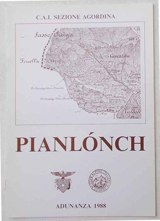 Panlonch. (Adunanza 1988 della Sezione Agordina del C.A.I.) - copertina