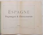 Espagne. Paysages & Monuments. (Autour du Monde. Aquarelles - Souvenirs de Voyages. Fascicule XXIII)