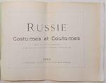 Russie. Costumes et Coutumes. (Autour du Monde. Aquarelles - Souvenirs de Voyages. Fascicule III)