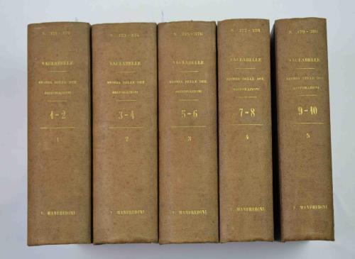 Rivoluzione Francese. 1814-1815 Cento giorni. Storia delle due ristorazioni sino alla caduta di Carlo X nel 1830 preceduta da un compendio storico sui Borboni e sul partito realista dopo la morte di Luigi XVI: Prima traduzione italiana. - copertina