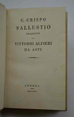 C. Crispo Sallustio tradotto da Vittorio Alfieri da Asti
