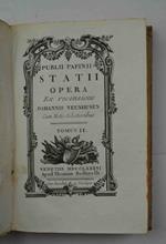 Publii Papinii Statii Opera ex recensione Johannis Veenhusen Cum Notis Selectioribus. Tomus II.