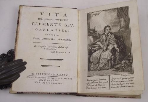 Vita del sommo pontefice Clemente XIV. Ganganelli tradotta dall'originale francese - Louis Antoine de Caraccioli - copertina