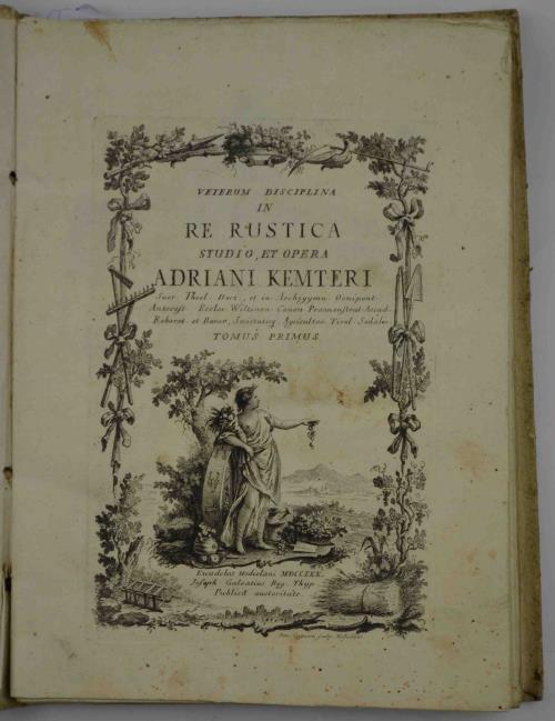 Veterum disciplina in re rustica - Adriano Kembter - copertina