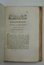 Quadro storico di Milano preceduto da un compendio degli avvenimenti più rimarcabili, Seguiti dall'epoca della Fondazione di questa Capitale, sino all'istallamento del nuovo Governo della Repubblica Italiana ed altre utili, ed indispensabili notizie