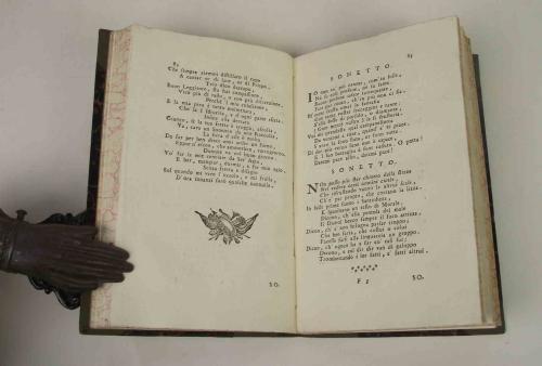 Rime burlesche del signor Gius. Valeriano cav. Vannetti. Col volgarizzamento in versi sciolti del medesimo di un Poemetto intorno all'origine del Lampo, e del Fulmine, scritto in lingua tedesca dal signor Daniel Guglielmo Triller. - Valeriano Vannetti - copertina