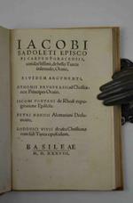 De bello turcis inferendo, Oratio. Eiusdem argumenti, Othonis Brunfelsii ad Christianos Principes Oratio. Iacobi Fontani de Rhodi expugnatione Epistola. Petri Nannii Alcmariani Declamatio. Lodovici Vivis de vita Christianorum sub Turca Opusculum