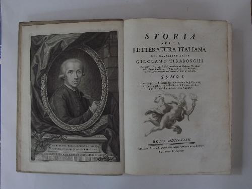 Storia della letteratura italiana - Girolamo Tiraboschi - copertina