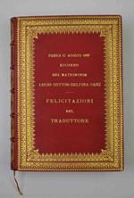 Della imitazione di Cristo Libri quattro tradotti in terza rima col testo a fronte da Monsignor Luigi Rotelli Arcivescovo di Farsaglia