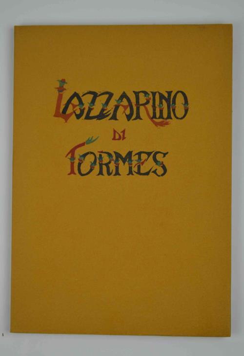 Lazzarino di Tormes - copertina