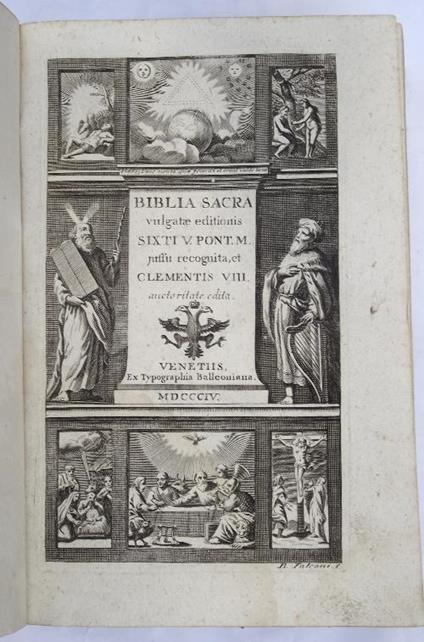 Biblia Sacra vulgatae editionis… - copertina