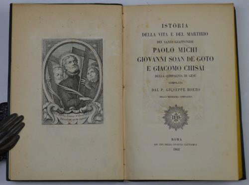 Compendio della vita e del martirio dei santi giapponesi Paolo Michi, Giovanni Soan De Goto e Giacomo Chisai della compagnia del Gesù… - Giuseppe Boero - copertina