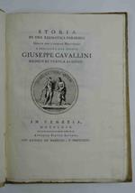 Storia di una reumatica paralisia curata con l'unzione Mercuriale e descritta dal dottor Giuseppe Cavallini medico di Verola Alghise