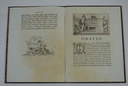 In funere Petri III. Lusitaniae Regis Fidelissimi Oratio habita in sacello pontificio Quirinali com SS. D. N. Pio Sexto Pontifice Maximo - Girolam Altieri - copertina