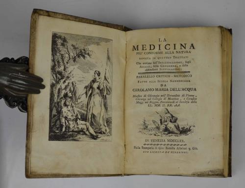 La Medicina più conforme alla natura. Esposta in quattro Trattati che  versano sull'Infiammazione, sugli Ascessi,