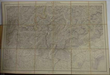 G. Mayr: Suedoestliche Schweiz, Sued-Tyrol, Lombardei und Venedig. Atlas de Alpenlaender, Blatt V - copertina