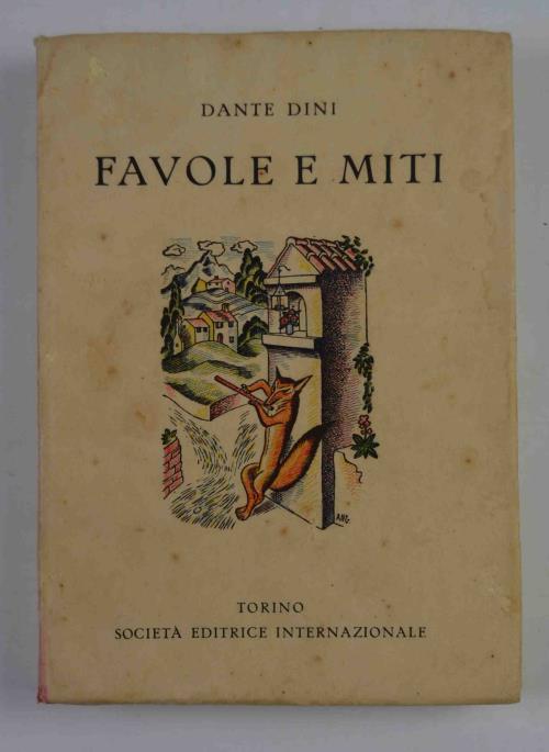 Favole e miti - Dante Dini - copertina