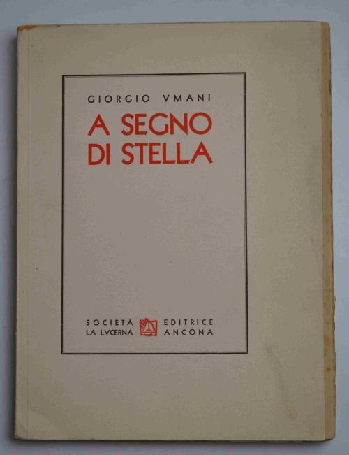 A segno di stella - Giorgio Umani - copertina
