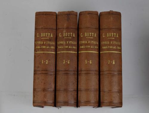 Storia d'Italia dal 1789 al 1814 - Carlo Botta - copertina