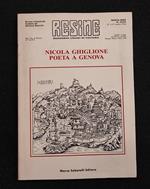 Resine - Nicola Ghiglione Poeta a Genova - N. 53/54 1992