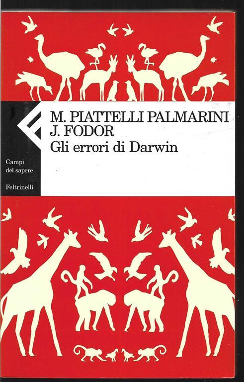 Gli errori di Darwin - Massimo Piattelli Palmarini - copertina