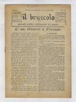 BRUSCOLO (IL). Giornale politico settimanale del popolo. Anno I. N. 18. Domenica 30 giugno 1901