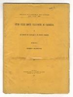 Studi sulle rocce vulcaniche di Sardegna. I: Le rocce di Sassari e di Porto Torres, memoria di Federico Millosevich [- II: Le rocce di Uri, Olmedo, Ittiri, Putifigari e delle regioni adiacenti, memoria del prof. Federico Millosevich]