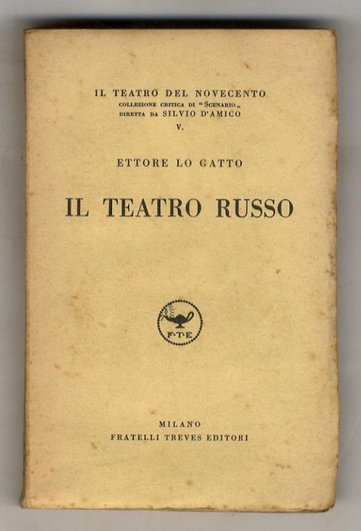 Il teatro russo - Ettore Lo Gatto - copertina