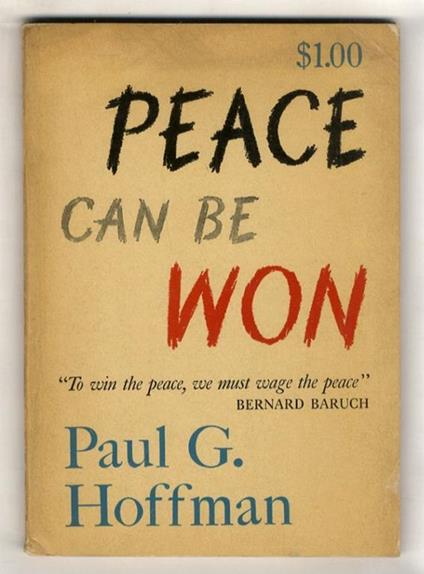 Peace Can Be Won - Paul Hoffman - copertina