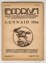 EMPORIUM. Rivista mensile illustrata d'arte, letteratura scienze e varietà. Vol. XLIII. N. 253. Gennaio 1916