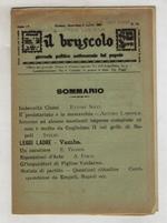 BRUSCOLO (IL) giornale politico settimanale del popolo. Anno IV. N. 14. Firenze, domenica 3 aprile 1904