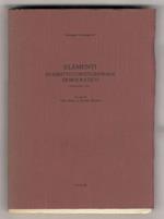 Elementi di diritto costituzionale democratico ossia principj di giuspubblico universale. (Venezia 1797). A cura di Italo Mereu e Daniela Barbon