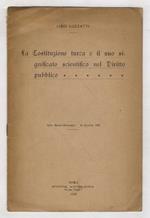 La Costituzione turca e il suo significato scientifico nel diritto pubblico