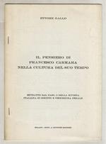 Il pensiero di Francesco Carrara nella cultura del suo tempo