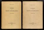 Corso di diritto ecclesiastico. Volume primo - Volume secondo. Seconda e quarta edizione