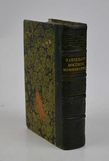 Exposition de la doctrine médicale homéopathique ou Organon de l'art de guérir... Traduit de l'allemand sur la cinquième édition... par le Dr. A.J.L. Jourdan. Seconde édition - Samuel Hahnemann - copertina