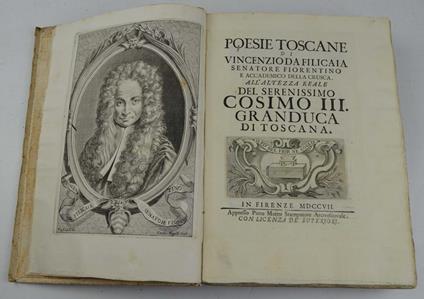 Poesie toscane… all'Altezza Reale del Serenissimo Cosimo III. Granduca di Toscana - copertina