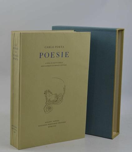 Poesie. A cura di Dante Isella - Carlo Porta - copertina