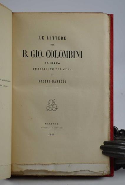 Le Lettere... pubblicate per cura di Adolfo Bartoli - copertina