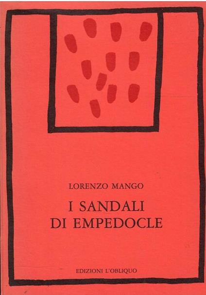 I Sandali Di Empedocle - Lorenzo Mango - copertina