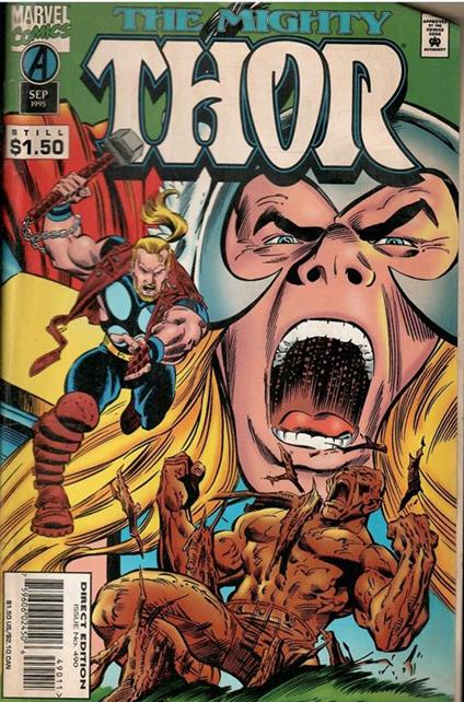 The Mighty Thor Vol. 1 N. 490 - copertina