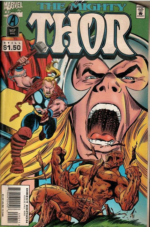 The Mighty Thor Vol. 1 N. 490 - copertina