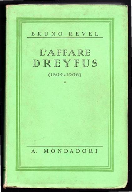 L' affare Dreyfus (1894-1906) - Bruno Revel - copertina