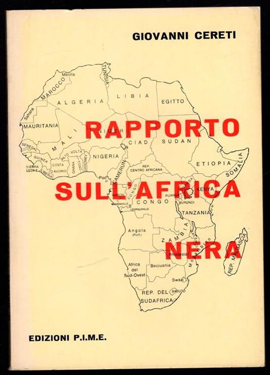 Rapporto sull'Africa nera - Giovanni Cereti - copertina