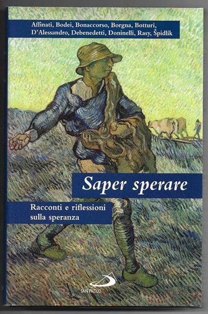 Saper sperare - Racconti e riflessioni sulla speranza - copertina