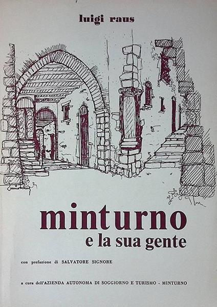 Minturno e la sua gente - Luigi Rasi - copertina
