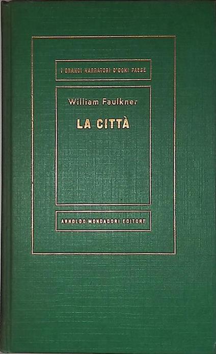 La città - William Faulkner - copertina