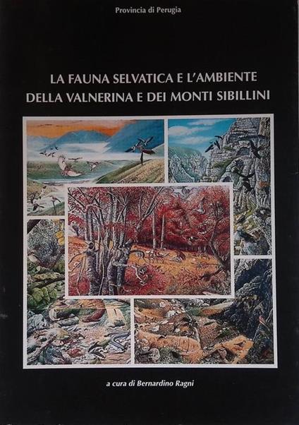 La fauna selvatica e l'ambiente della Valnerina e dei Monti Sibillini - Bernardino Ragni - copertina